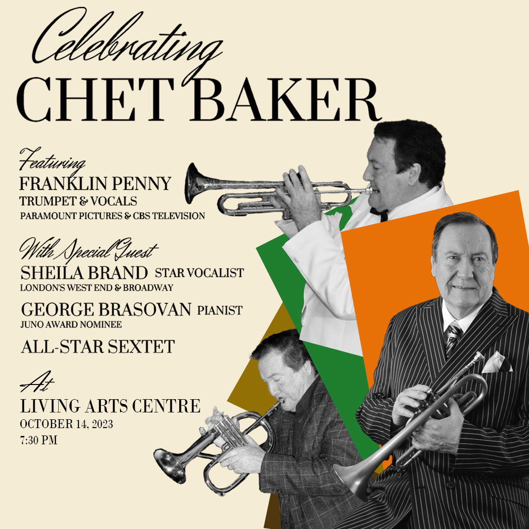 promo graphic for Celebrating Chet Baker show