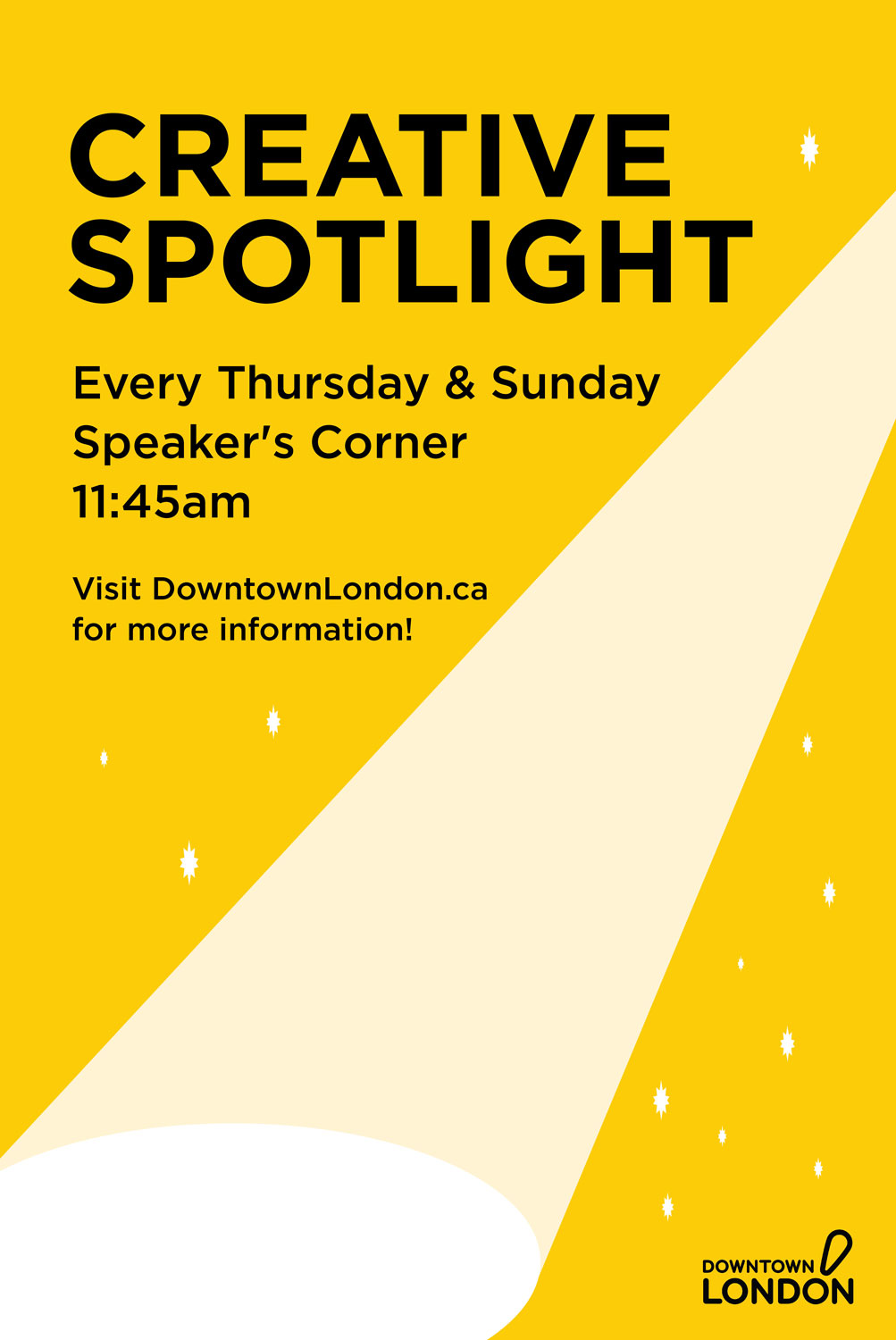 Creative Spotlight A Frame Design