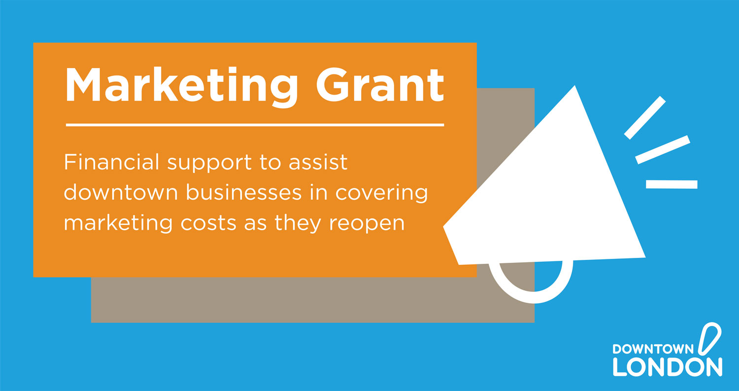 Downtown London grant graphic