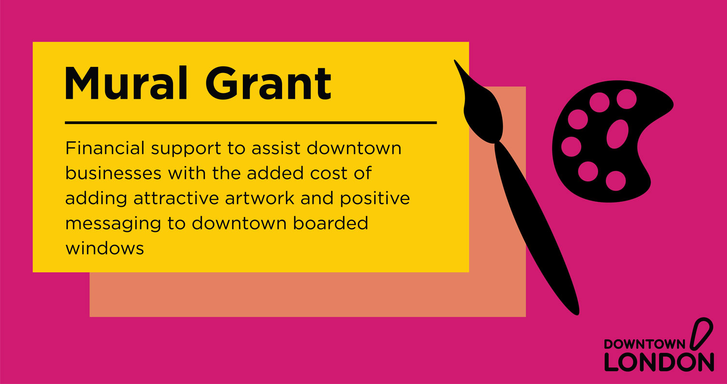 Downtown London grant graphic