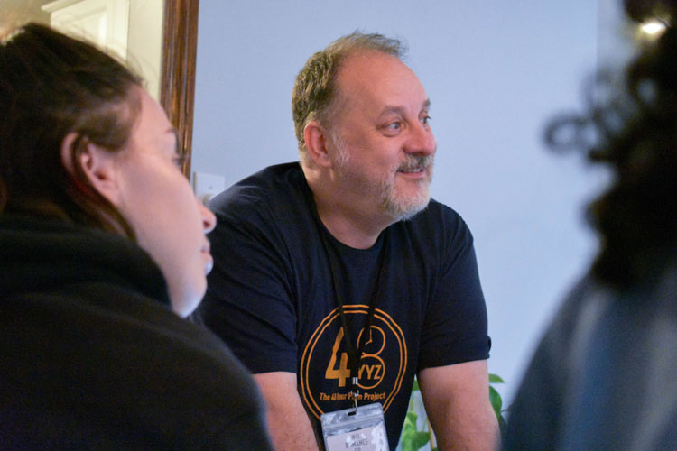 Well Who Knew BTS Photoshoot photo featuring cast and crew shooting the short film