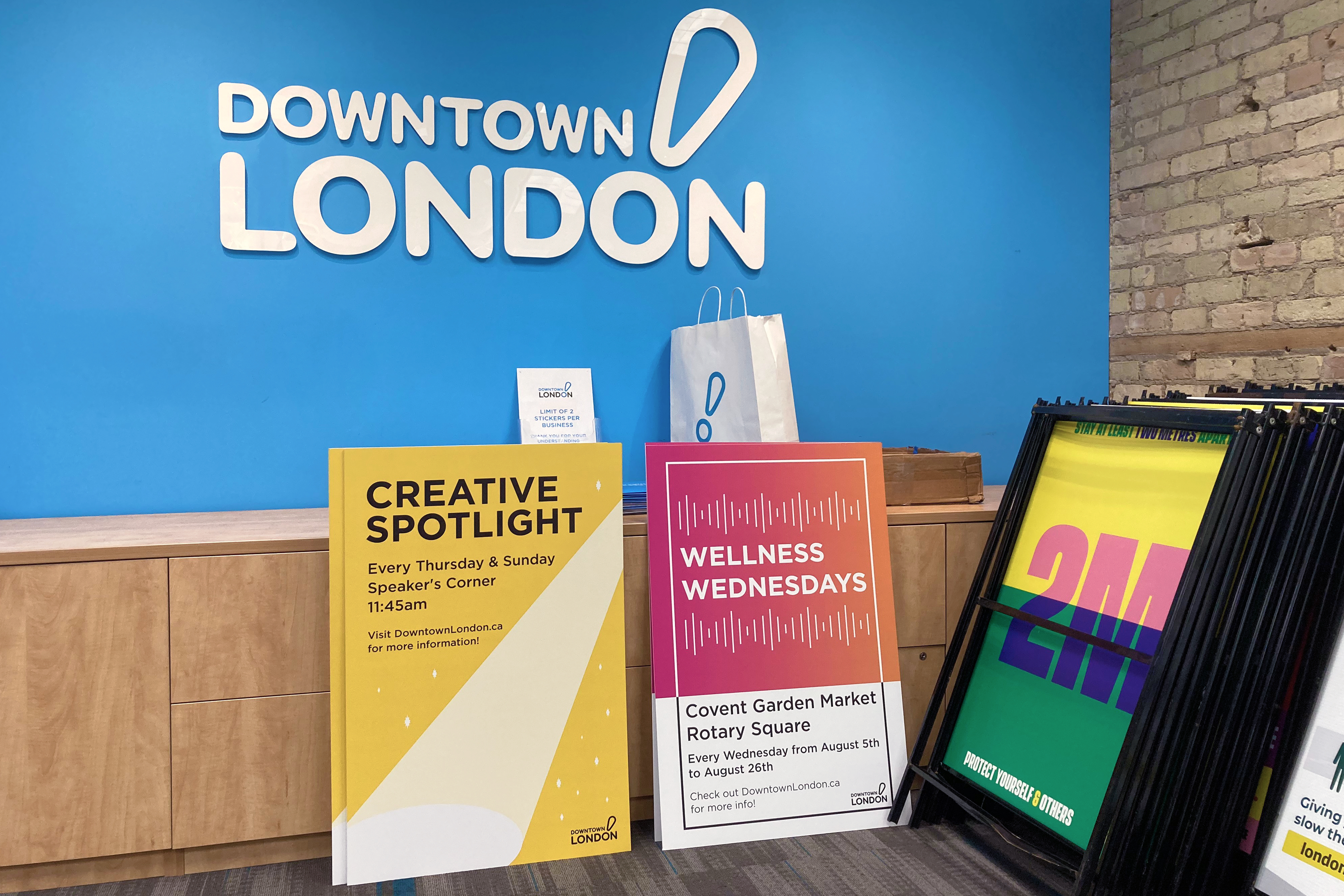 photo of my finished Creative Spotlight A Frame Design