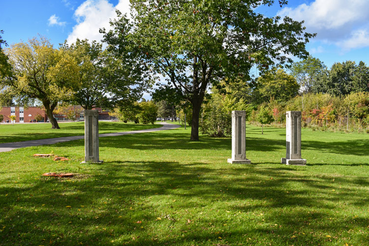 Waite Family Farm stone remnants at Glen Eden Park