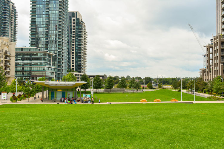 View of Community Common from a distance