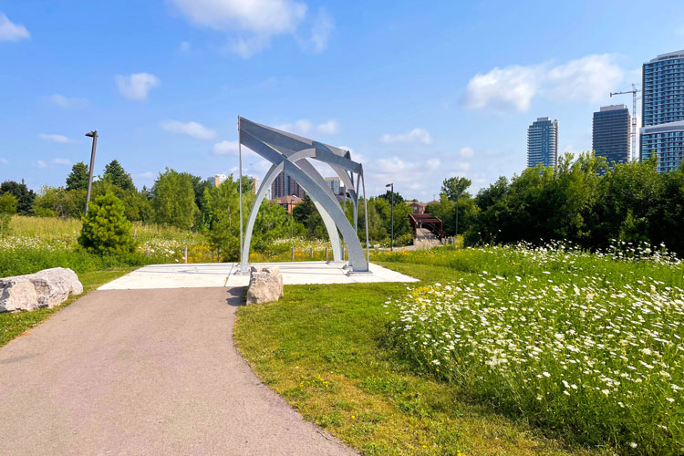 Public art at Fairwinds Park